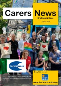 Front Cover of Carers News Autumn 2023